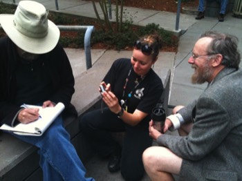  Terry, Katy and Tim backstage at Biden UWT 