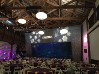  Lighting and Gobos for SEIU 775 Employee party 