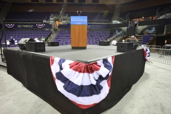  Bernie Sanders at the Hec Ed Pavillion Main Stage 